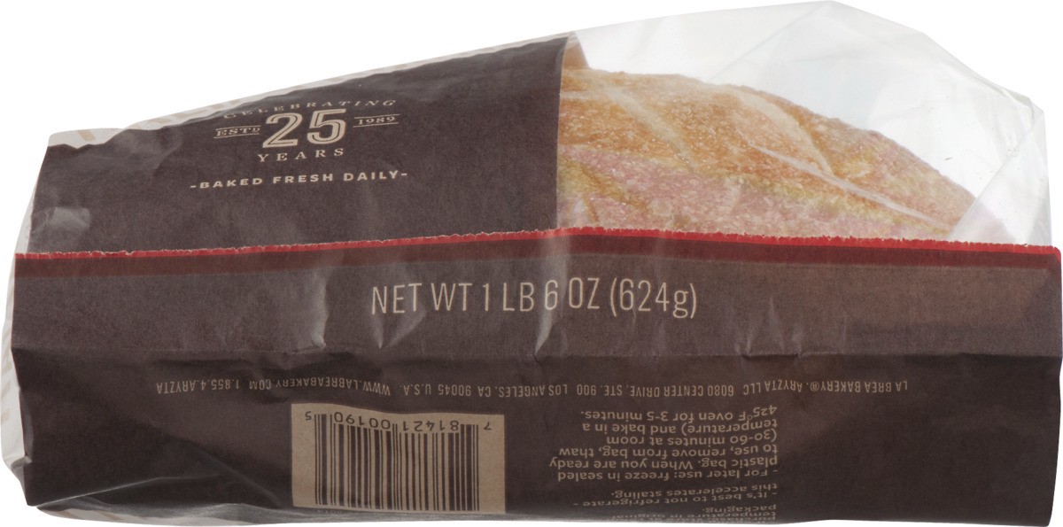 slide 5 of 9, La Brea Bakery Round Italian Loaf 22 oz, 22 oz