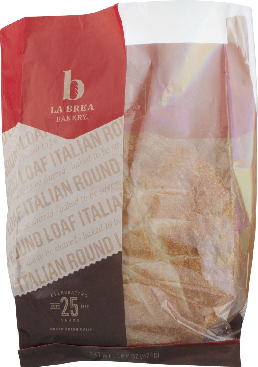 slide 3 of 9, La Brea Bakery Round Italian Loaf 22 oz, 22 oz