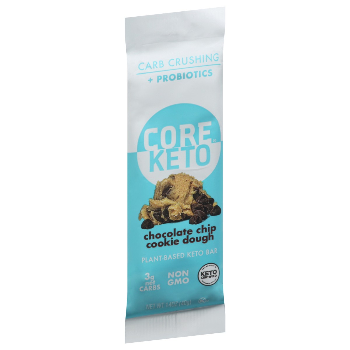 slide 9 of 9, Core Chocolate Chip Cookie Dough Keto Bar 1.4 oz, per lb
