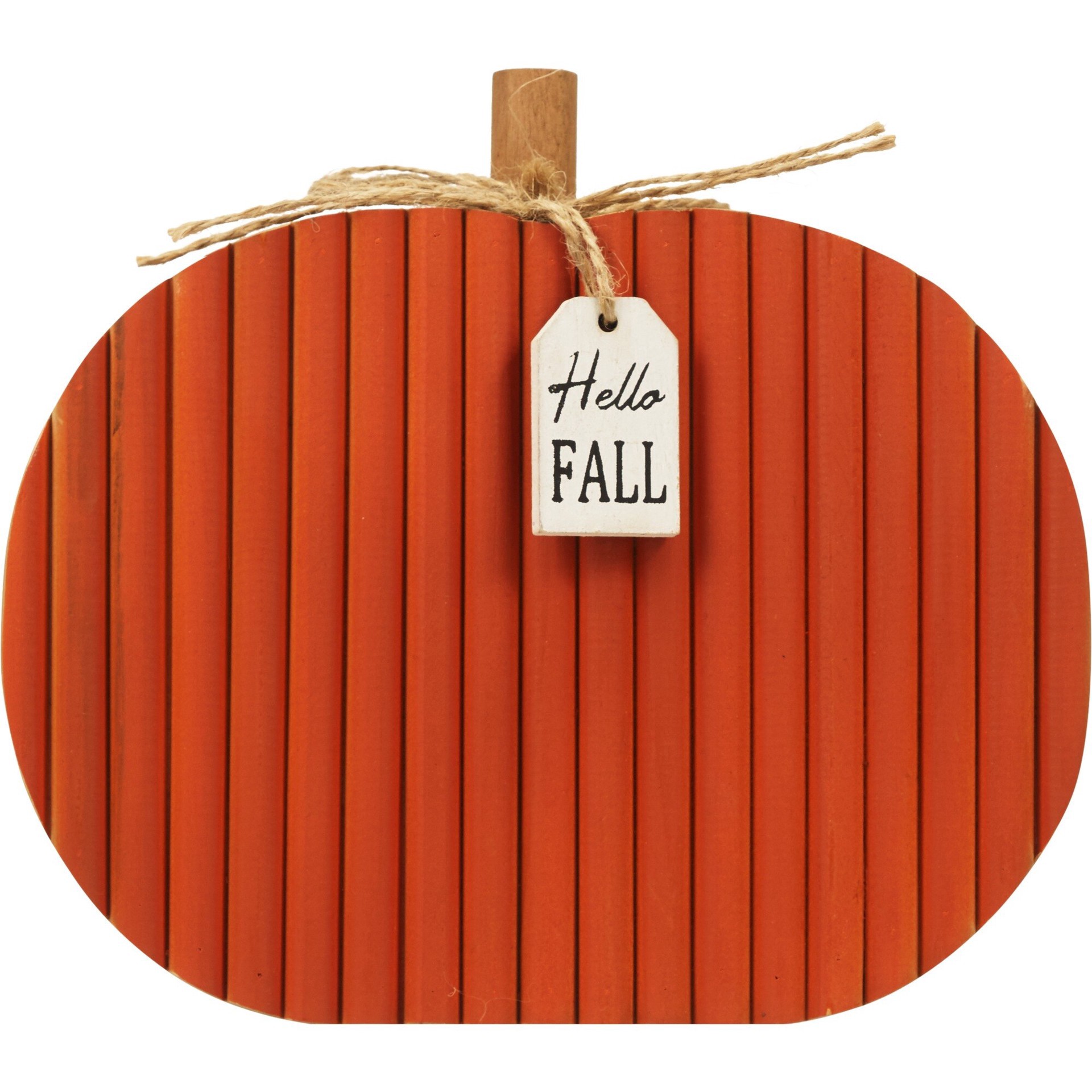slide 1 of 1, Fall Fest Wood Pumpkin DÉCor, Assorted, 1 ct