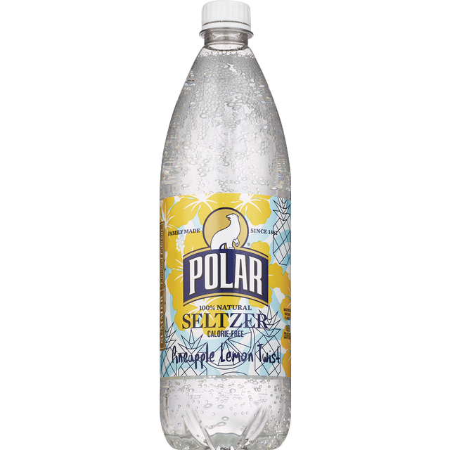 slide 1 of 1, POLAR BEVERAGES Polar 1L Pineapple Lemon Seltzer, 1 liter