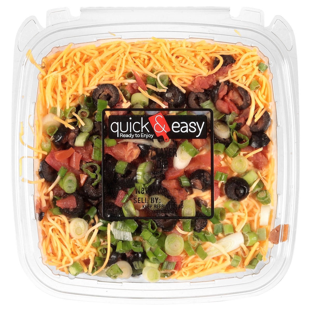 slide 2 of 3, Quick & Easy Meals 7 Layer Dip 1 lb, 1 lb