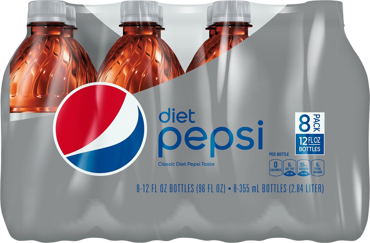 slide 3 of 5, Diet Pepsi Cola, 12 fl oz