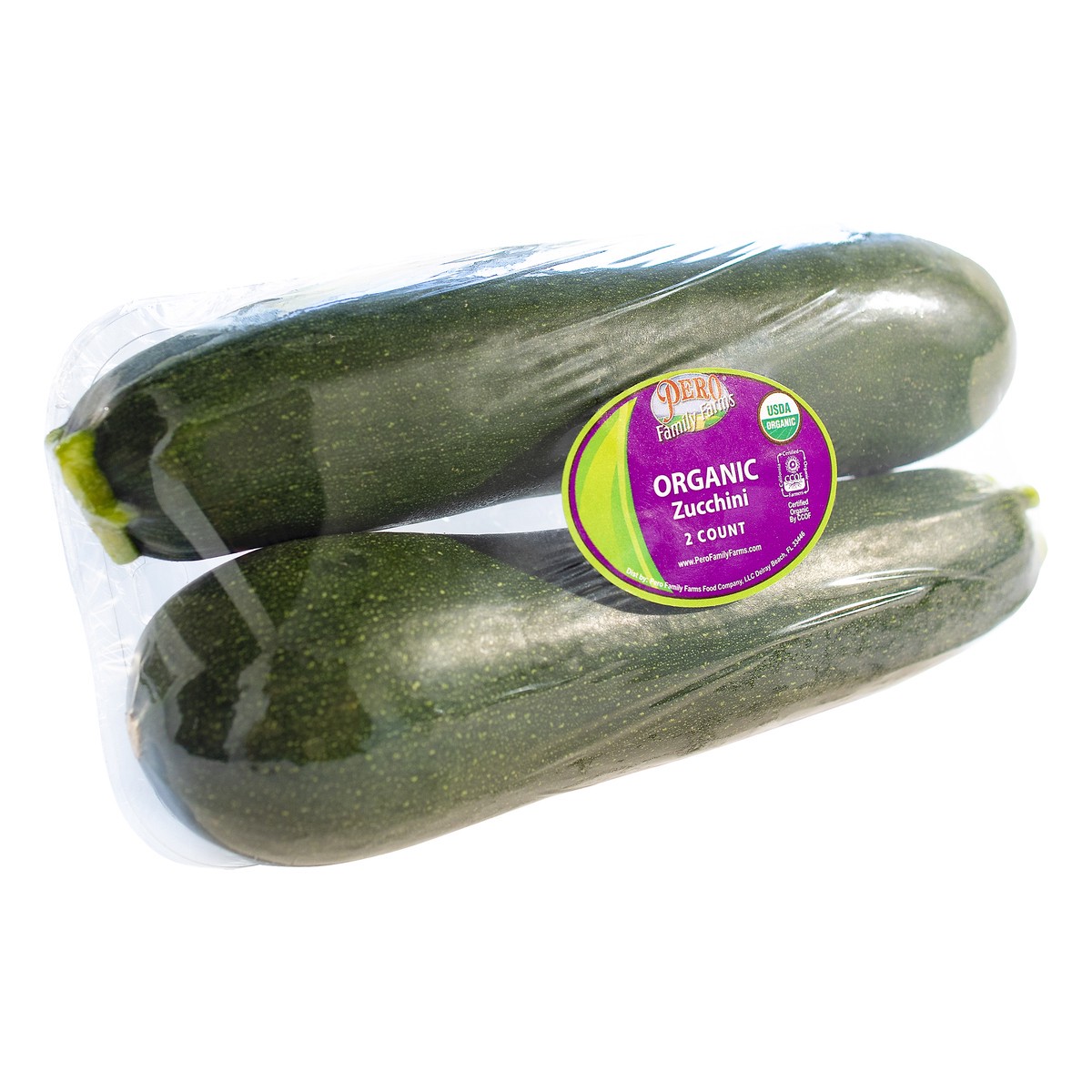 slide 8 of 8, Pero Family Farms Organic Zucchini 2 ea, 1 ct