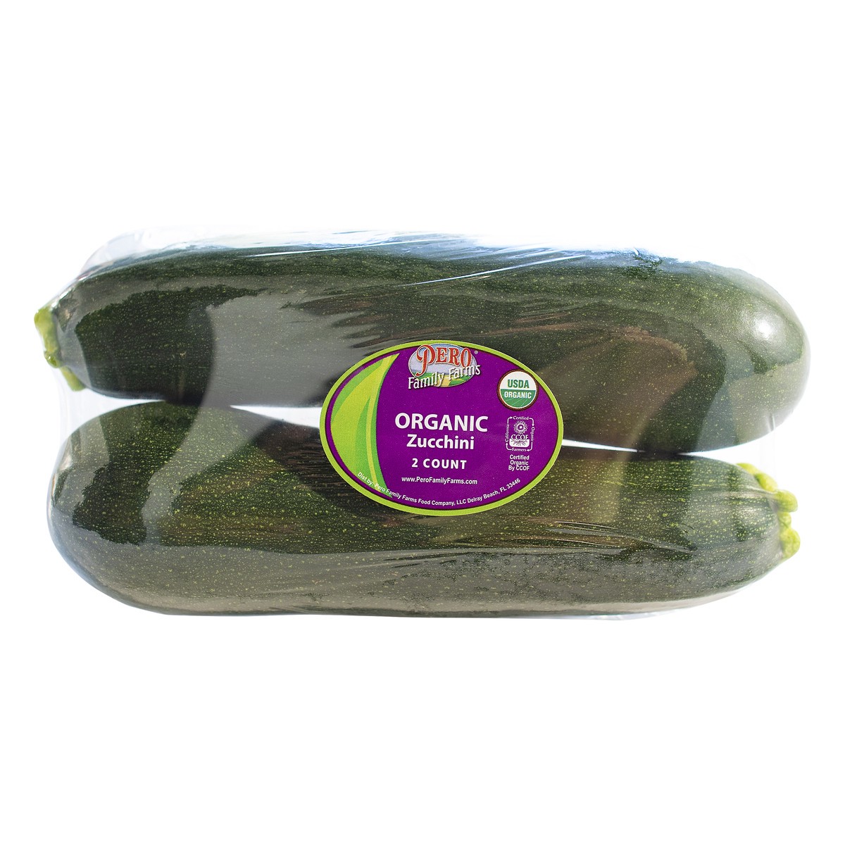 slide 4 of 8, Pero Family Farms Organic Zucchini 2 ea, 1 ct