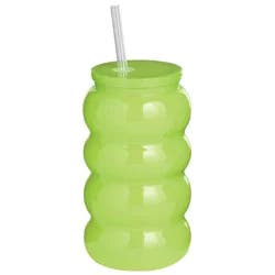 Destination Holiday Plastic Wavy Cup - Green