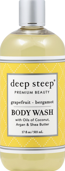 slide 1 of 1, Deep Steep Body Wash Grapefruit Bergamot, 8 oz
