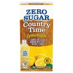 Country Time Drink Mix, 8 Boxes, for Convenient On-the-Go Flavorful Hydration, Lemonade flavored with other natural flavor, Zero Sugar, 0.83 oz