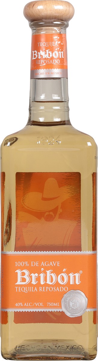 slide 5 of 7, Bribon Tequila Reposado, 750 ml