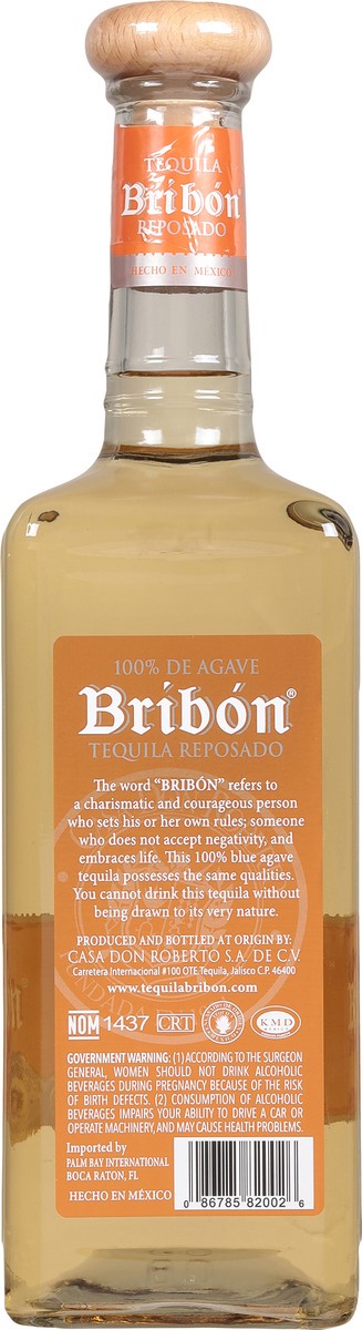 slide 4 of 7, Bribon Tequila Reposado, 750 ml