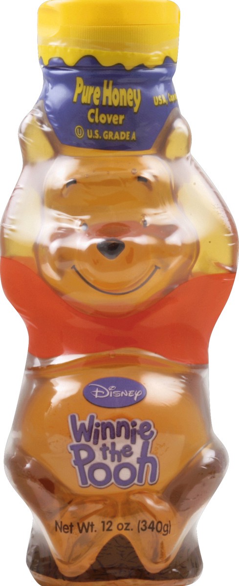 slide 2 of 2, Disney Pure Honey, Clover, Winnie the Pooh, 12 oz