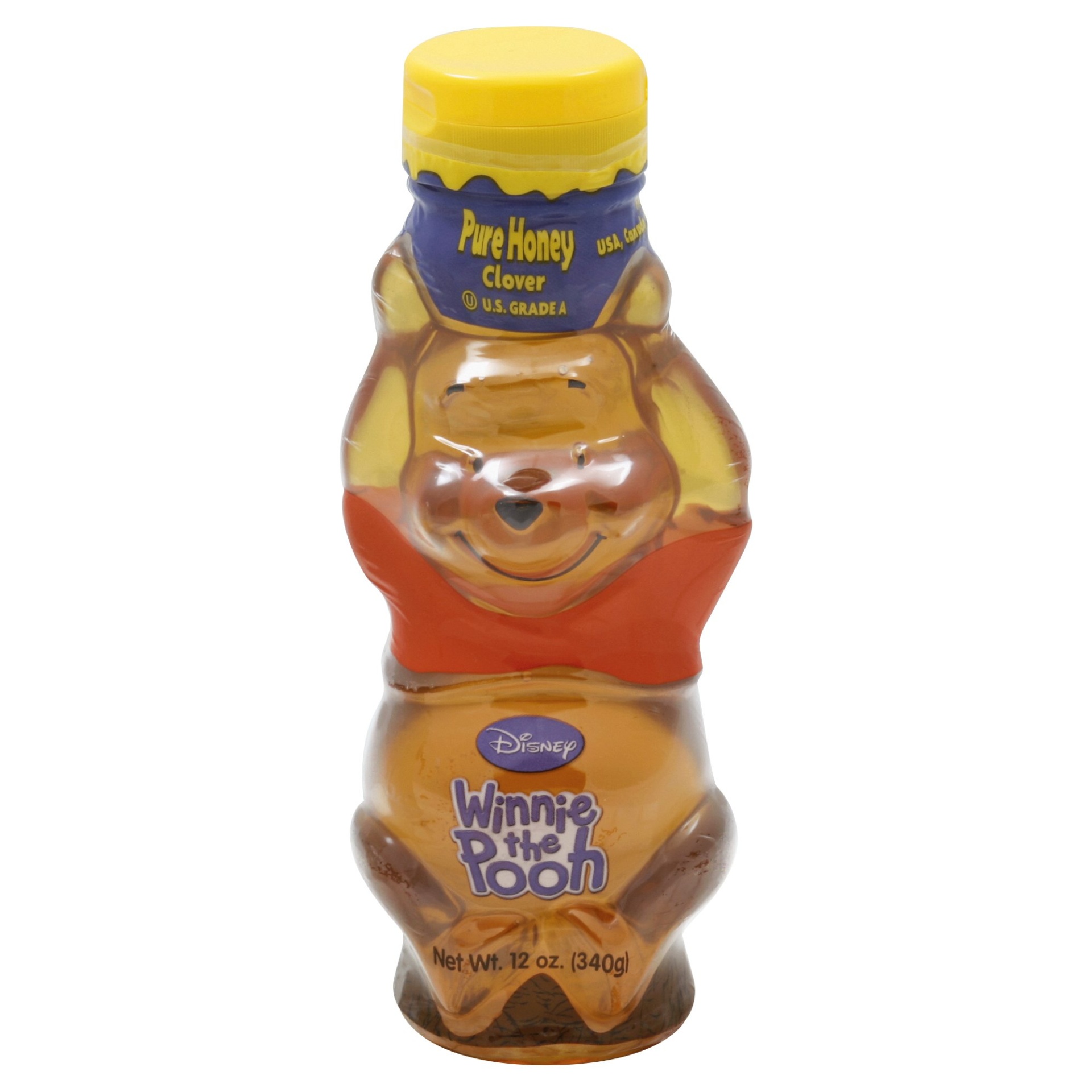 slide 1 of 2, Disney Pure Honey, Clover, Winnie the Pooh, 12 oz