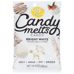 Wilton Bright White Vanilla Flavored Candy Melts 12 oz