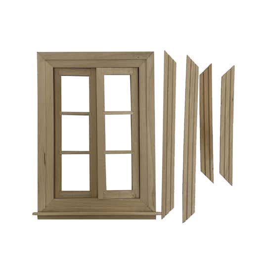 slide 1 of 4, Miniature Square Window By Make Market, 7.3 in x 3.5 in x 0.4 in