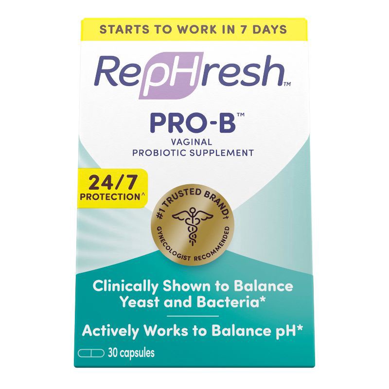 slide 1 of 5, RepHresh Pro-B Probiotic Supplement for Women, 30 Oral Capsules, 30 ct