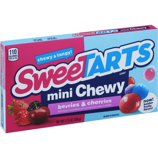 slide 1 of 1, SweeTARTS Mini Chewy Berries & Cherries Candy, 3.75 oz