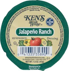 Ken's Steak House Jalapeno Ranch Dressing 1.5 oz