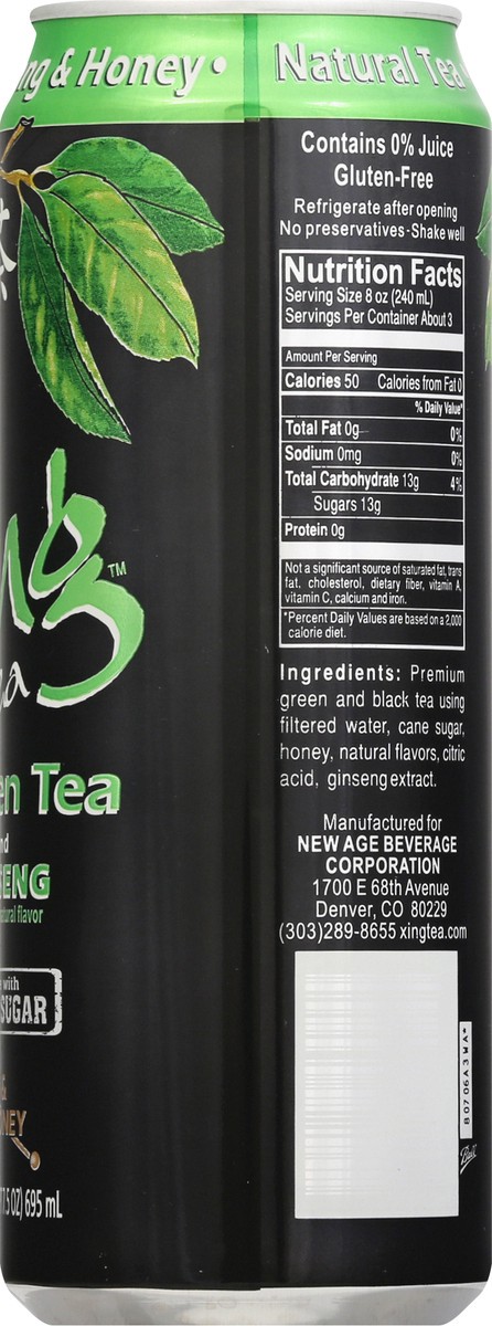 slide 2 of 14, Xing Tea Green Tea And Ginseng, 23.5 fl oz