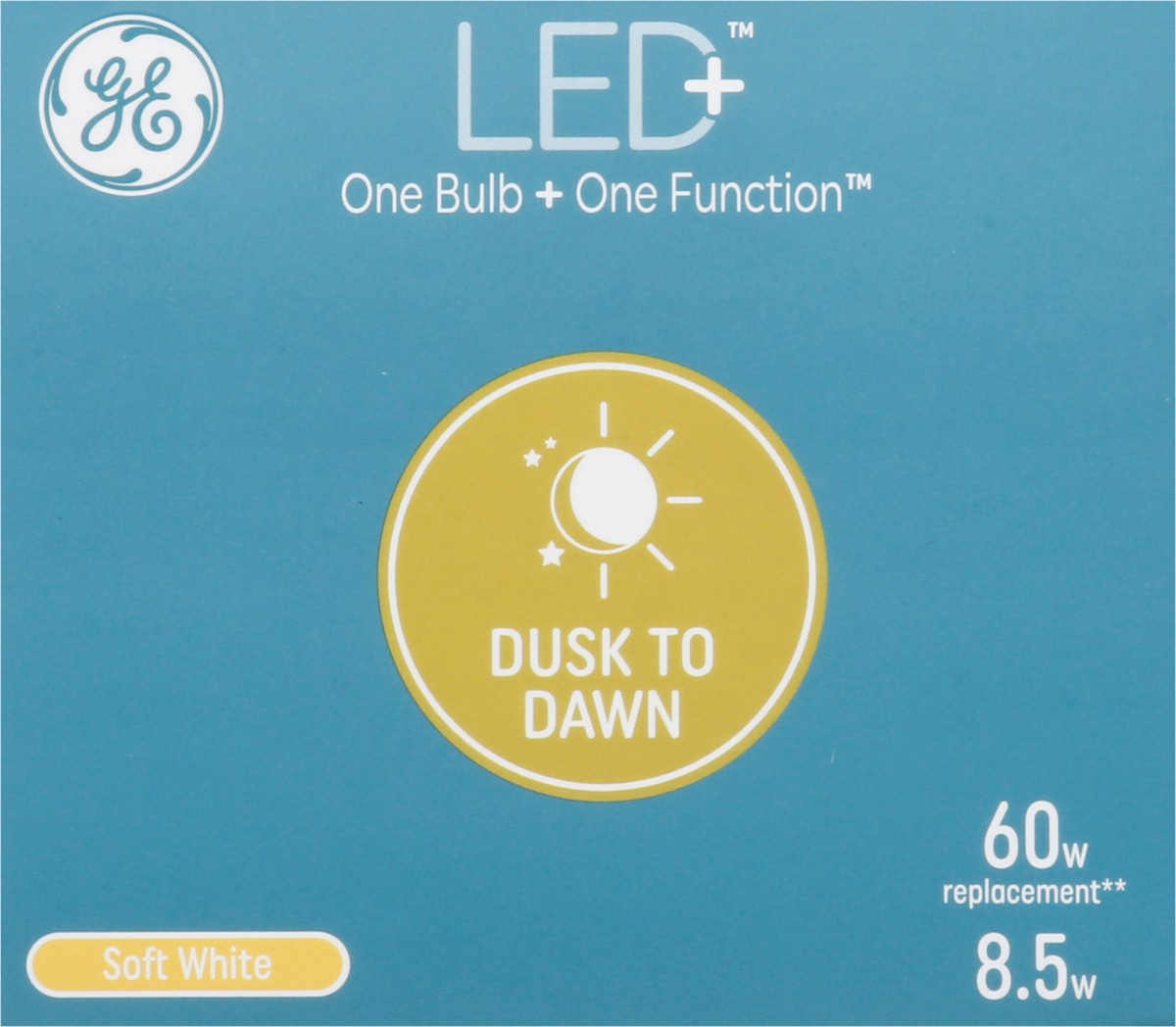 slide 5 of 9, GE Soft White LED 8.5 Watts Dusk to Dawn A19 Bulb 1 Each, 1 ct