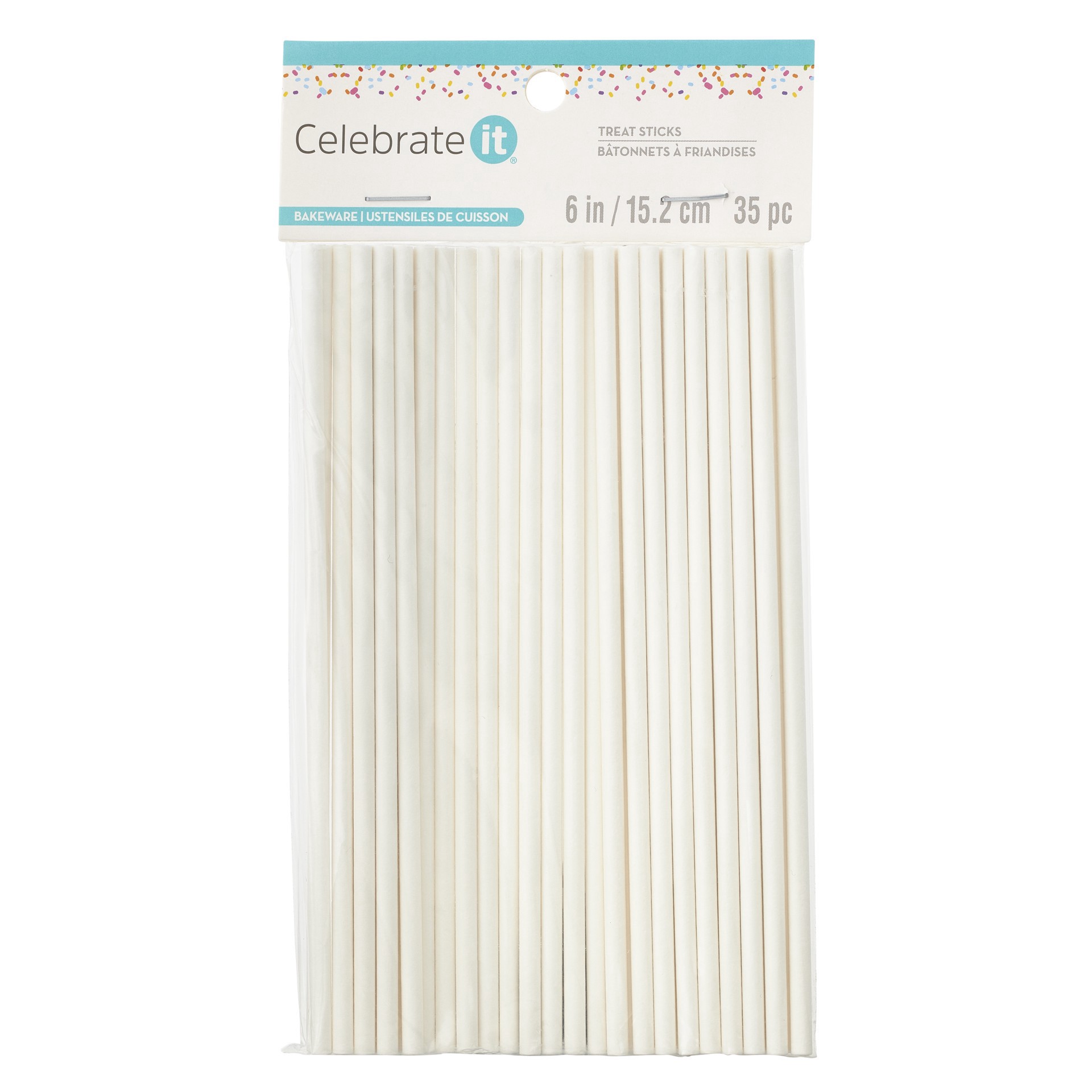 slide 4 of 4, 6" Lollipop Sticks By Celebrate It, 6 in