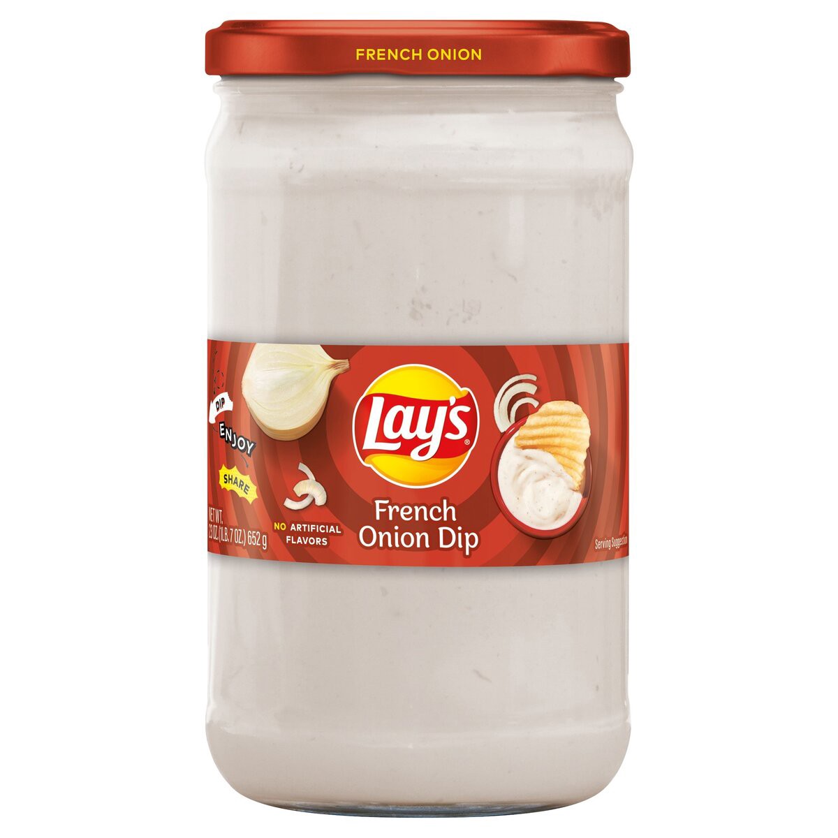 slide 2 of 6, Lay's Dip-shelf stable, 23 oz