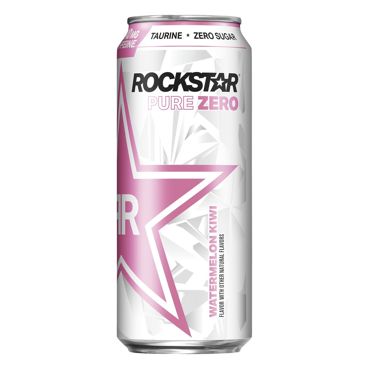 slide 2 of 6, Rockstar Pure Zero Watermelon Kiwi Energy Drink - 16 fl oz Can, 16 fl oz