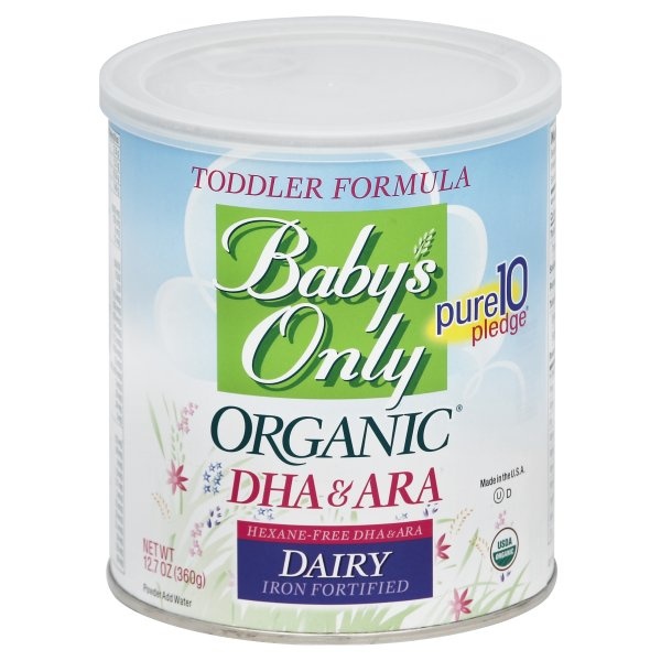 slide 1 of 1, Baby's Only Organic Organic Dha & Ara Toddler Formula, 12.7 oz