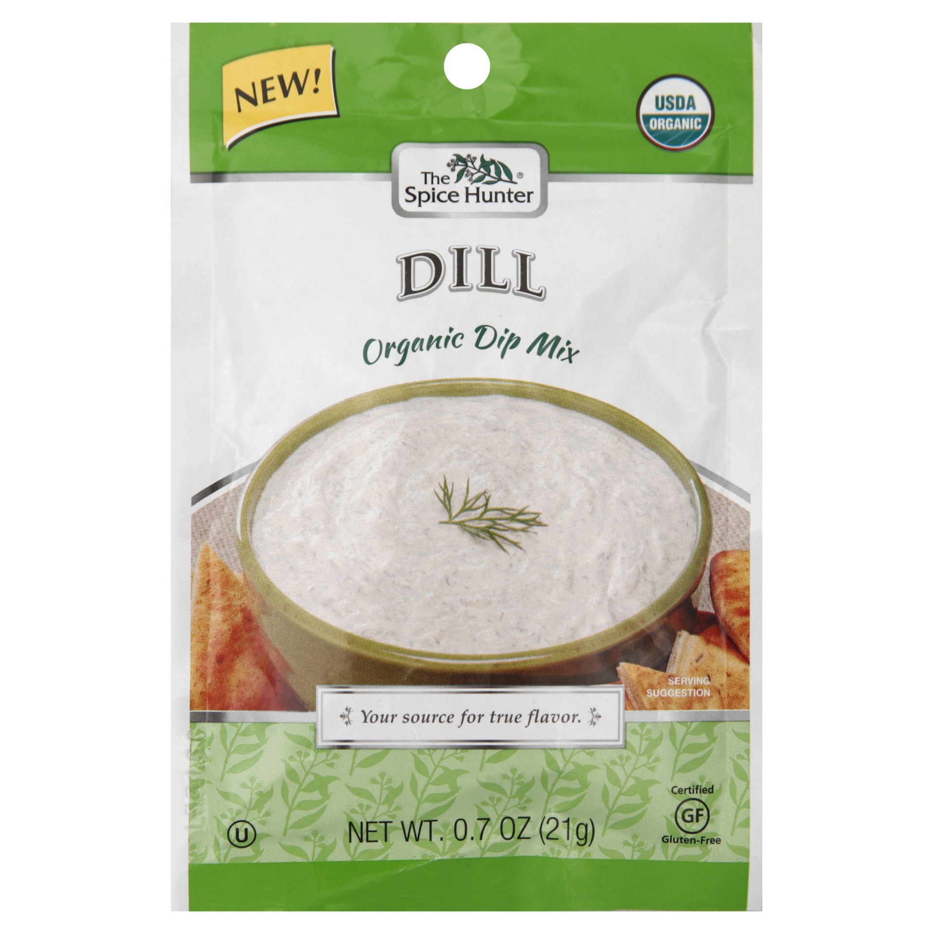 slide 1 of 3, The Spice Hunter Organic Dip Mix Dill, 0.7 oz