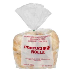 International Bakery Portuguese Sandwich Rolls - 8 ct