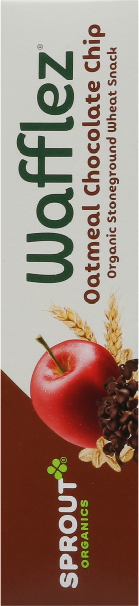 slide 7 of 9, Sprout Organics Wafflez Organic Oatmeal Chocolate Chip Wheatsnack Toddler 5 - 0.63 oz Packets, 5 ct