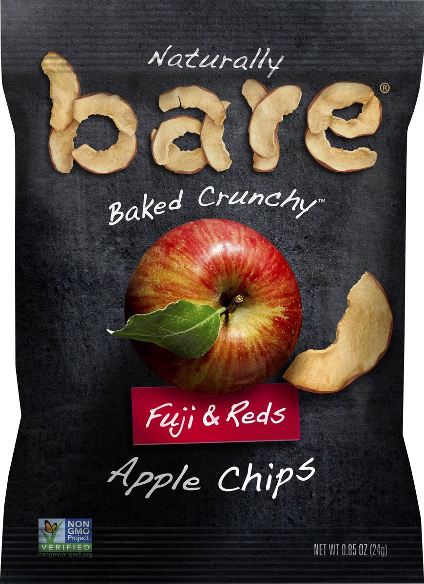 slide 2 of 4, Bare Apple Chips, 0.85 oz