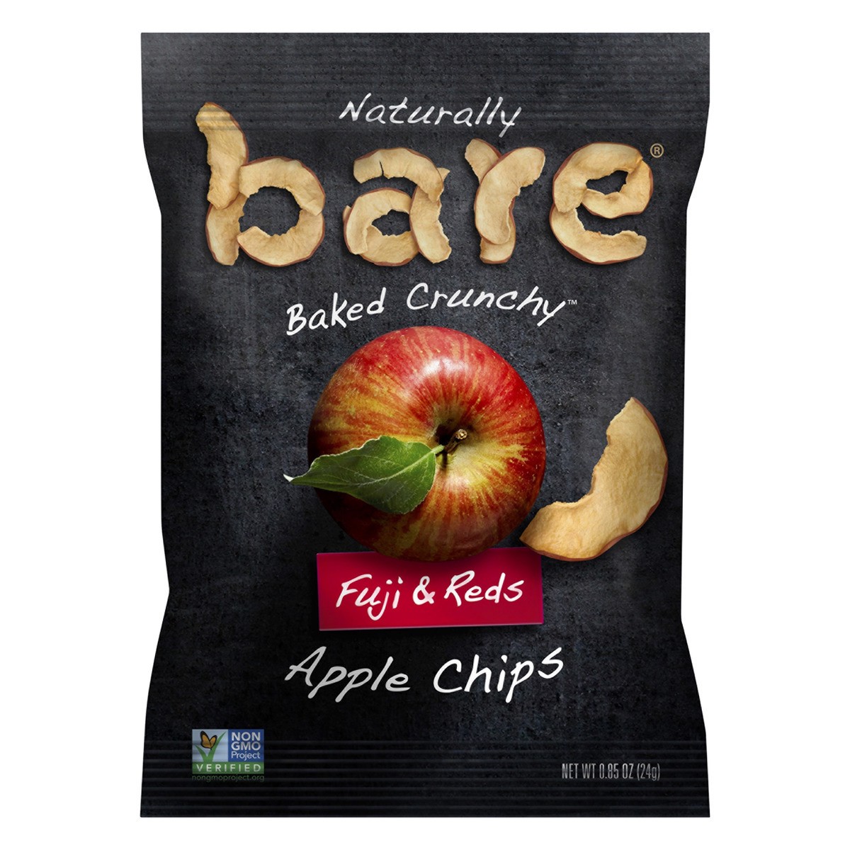 slide 1 of 4, Bare Apple Chips, 0.85 oz