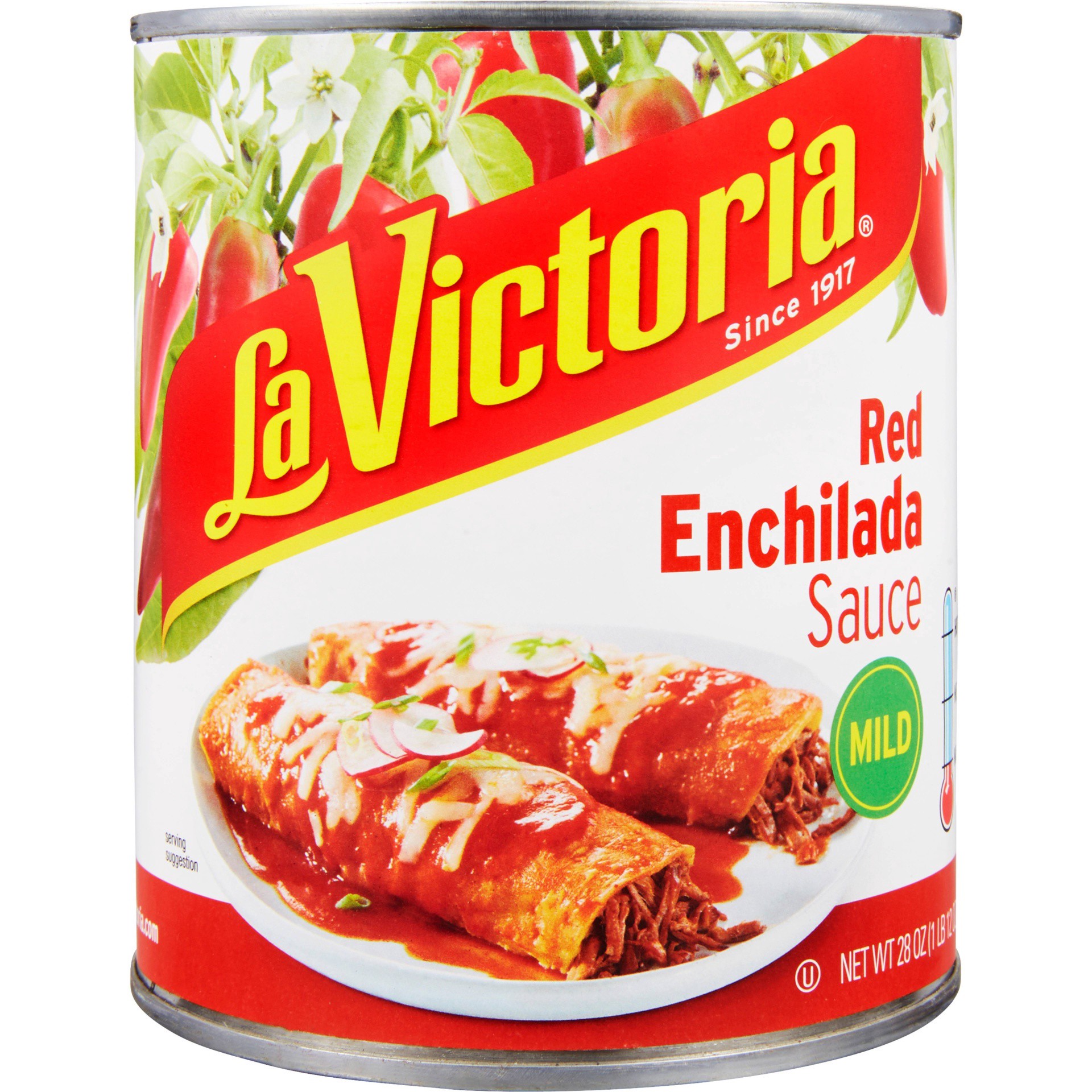 slide 1 of 4, LA VICTORIA Mild Red Enchilada Sauce, 