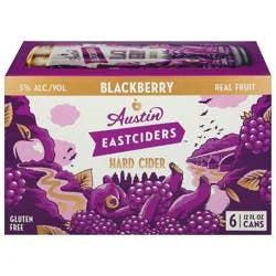 Austin Eastciders Blackberry Hard Cider 6 - 12 fl oz Cans