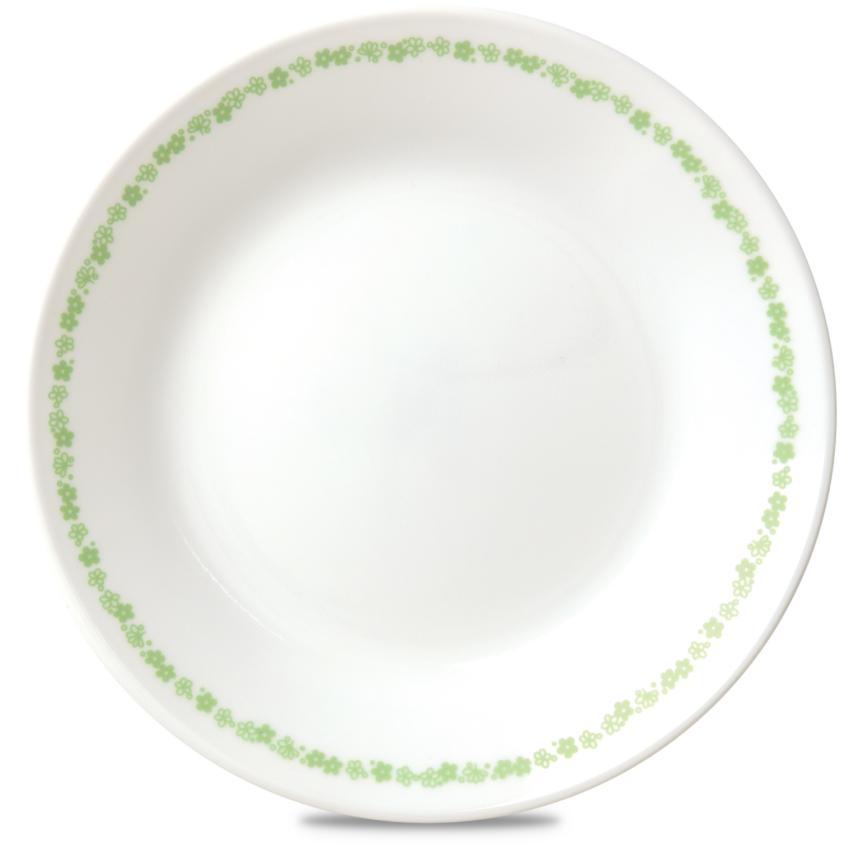slide 1 of 1, Corelle Vitrelle Classic Spring Blossom Green 6.8" Appetizer Plate, 1 ct