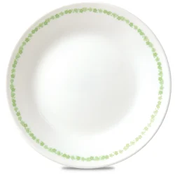Corelle Vitrelle Classic Spring Blossom Green 6.8" Appetizer Plate