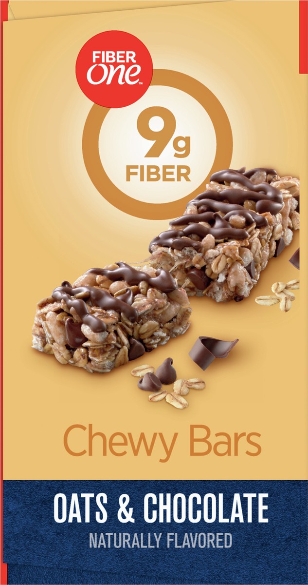 slide 7 of 9, Fiber One Chewy Bars, Oats & Chocolate, Fiber Snacks, Mega Pack, 15 ct, 15 ct