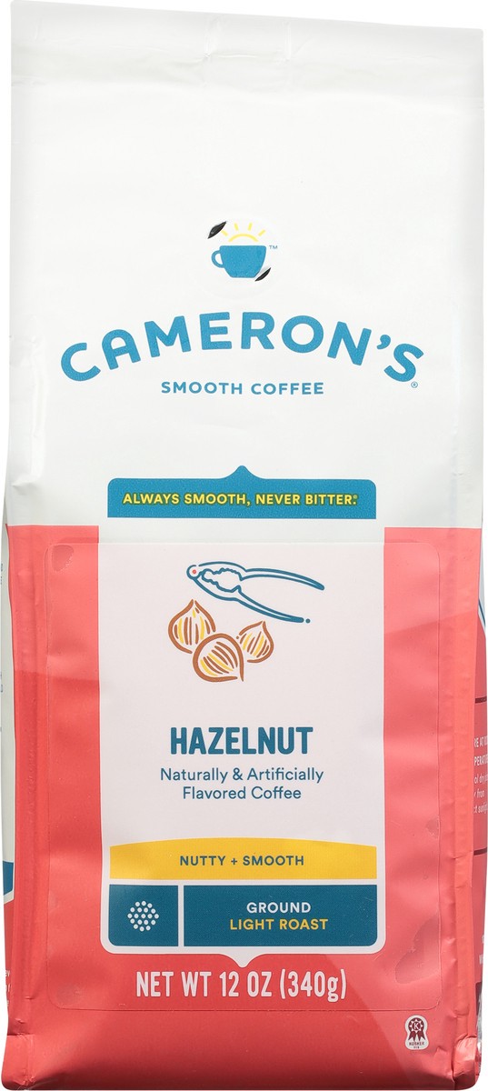 slide 9 of 10, Cameron's Ground Light Roast Hazelnut Coffee - 12 oz, 12 oz