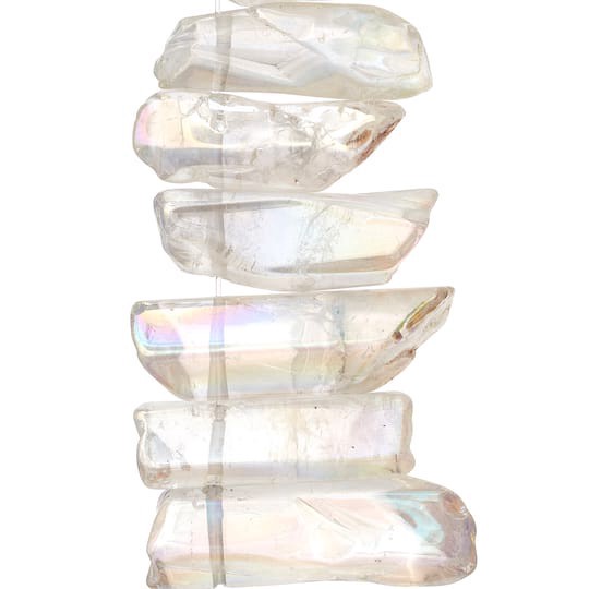 slide 1 of 3, Crystal Stone Quartzite Beads, 30mm By Bead Landing, 30 mm