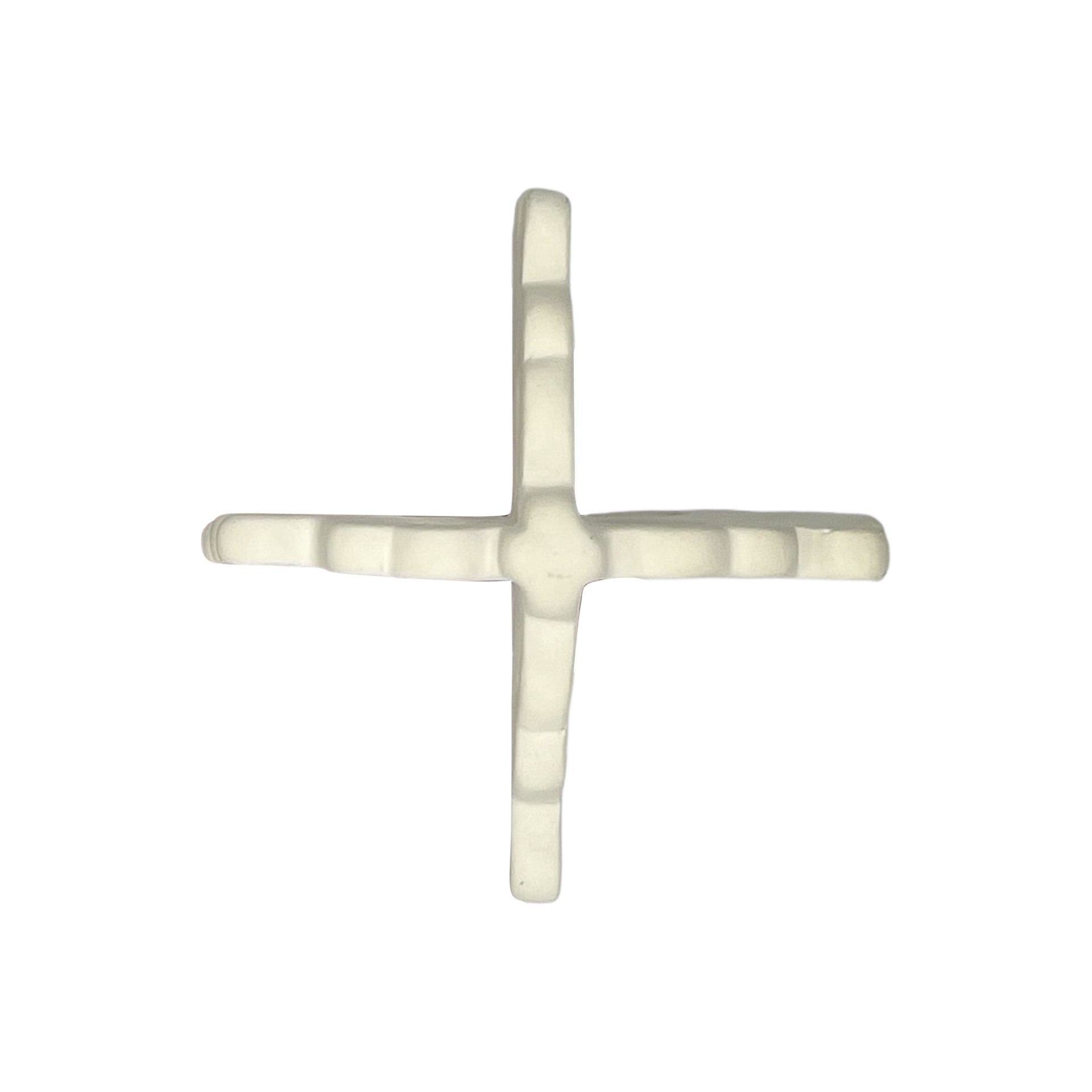 slide 5 of 5, 4" Diy Ceramic Slatted Snowflake Ornament By Make Market, 2.95 in x 2.95 in x 4 in