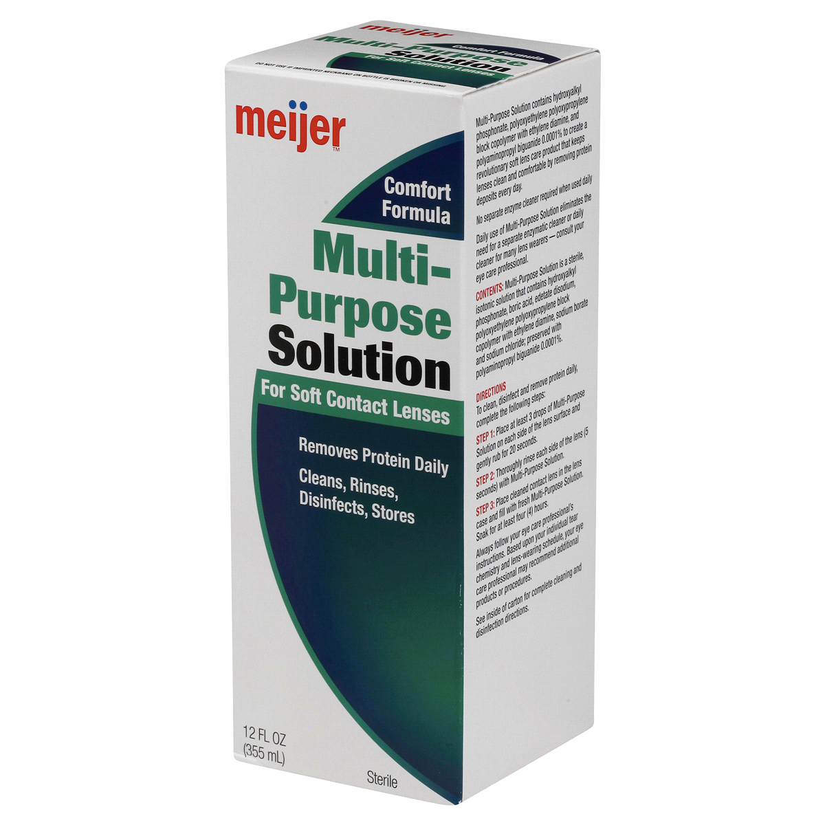 slide 4 of 7, Meijer Multipurpose Solution, 12 oz