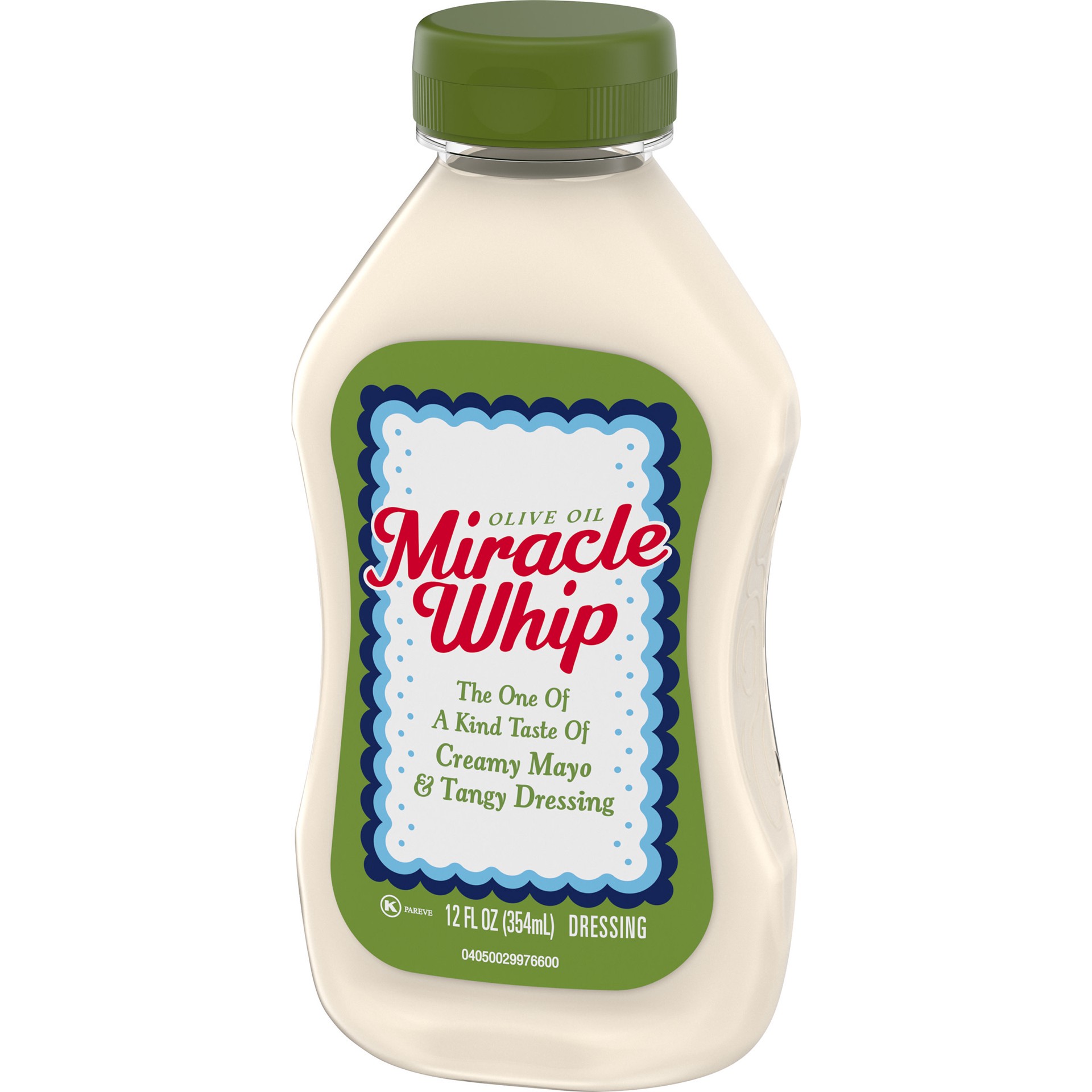 slide 3 of 5, Miracle Whip Dressing with Olive Oil, 12 fl oz Bottle, 12 fl oz