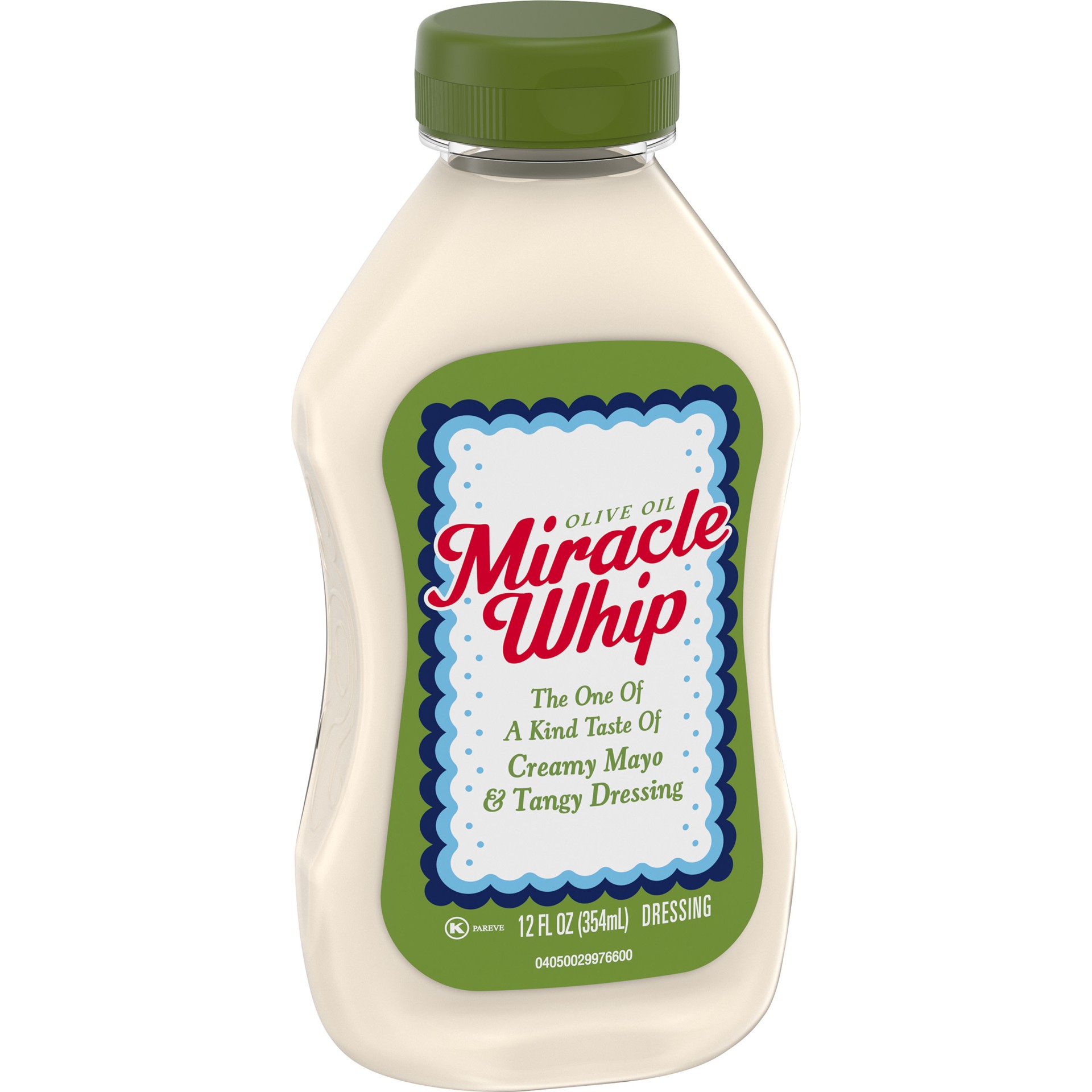 slide 2 of 5, Miracle Whip Dressing with Olive Oil, 12 fl oz Bottle, 12 fl oz