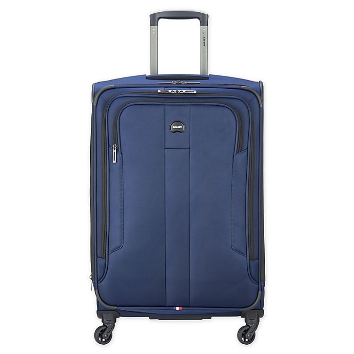 slide 1 of 8, Delsey PARIS Depart 2.0 Spinner Checked Luggage, 1 ct