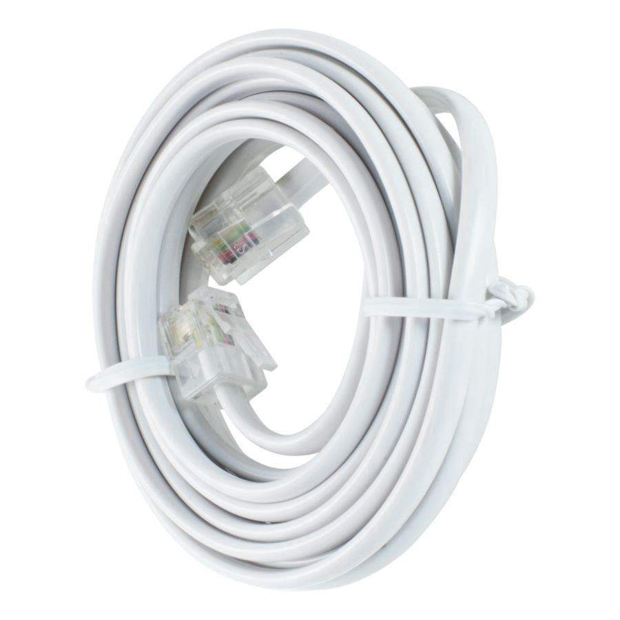 slide 2 of 3, General Electric Phone Line Cord, 7', 7 ft