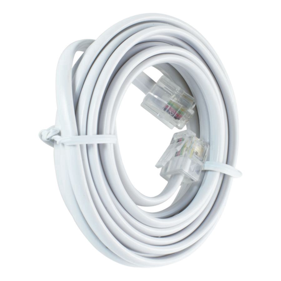 slide 3 of 3, General Electric Phone Line Cord, 7', 7 ft