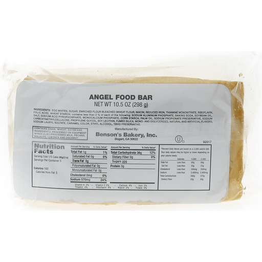 slide 5 of 5, Old Home Kitchens Angel Food Bar Cake, 10.5 oz