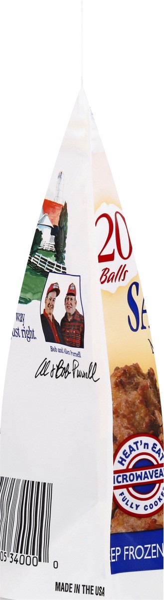 slide 5 of 9, Purnell's "Old Folks" Fully Cooked Sausage Cheese Balls 20 ea, 20 ct