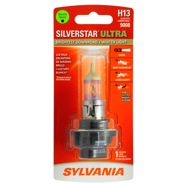 slide 1 of 6, Sylvania H13 SilverStar Ultra Headlight, 1 ct