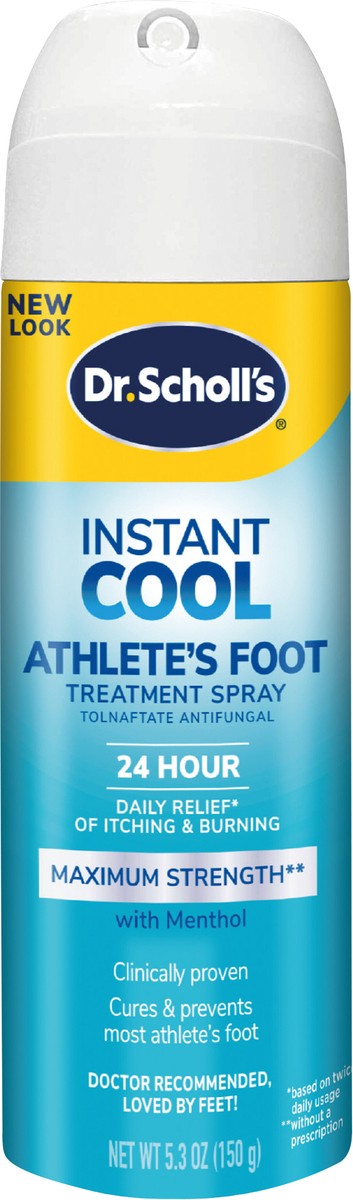 slide 3 of 3, Dr. Scholl's ODOR-X ATHLETE'S FOOT MEDICATED LIQUID SPRAY, 5.3 oz // 24-Hour Relief of Itching & Burning, Instantly Cools, Cures & Prevents Most Athlete's Foot, Destroys Odors Instantly, 5.3 oz